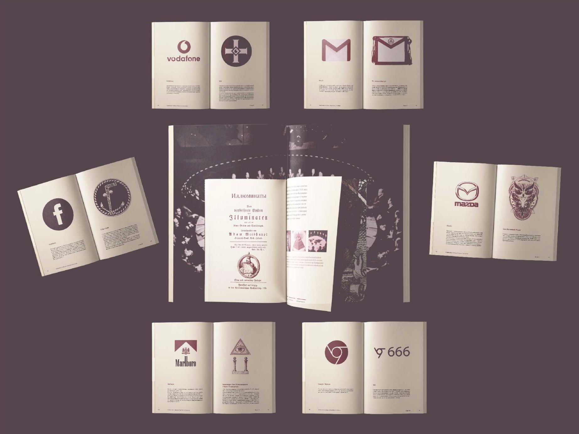 Symbols of Secret Societies in Logos, book, image 3