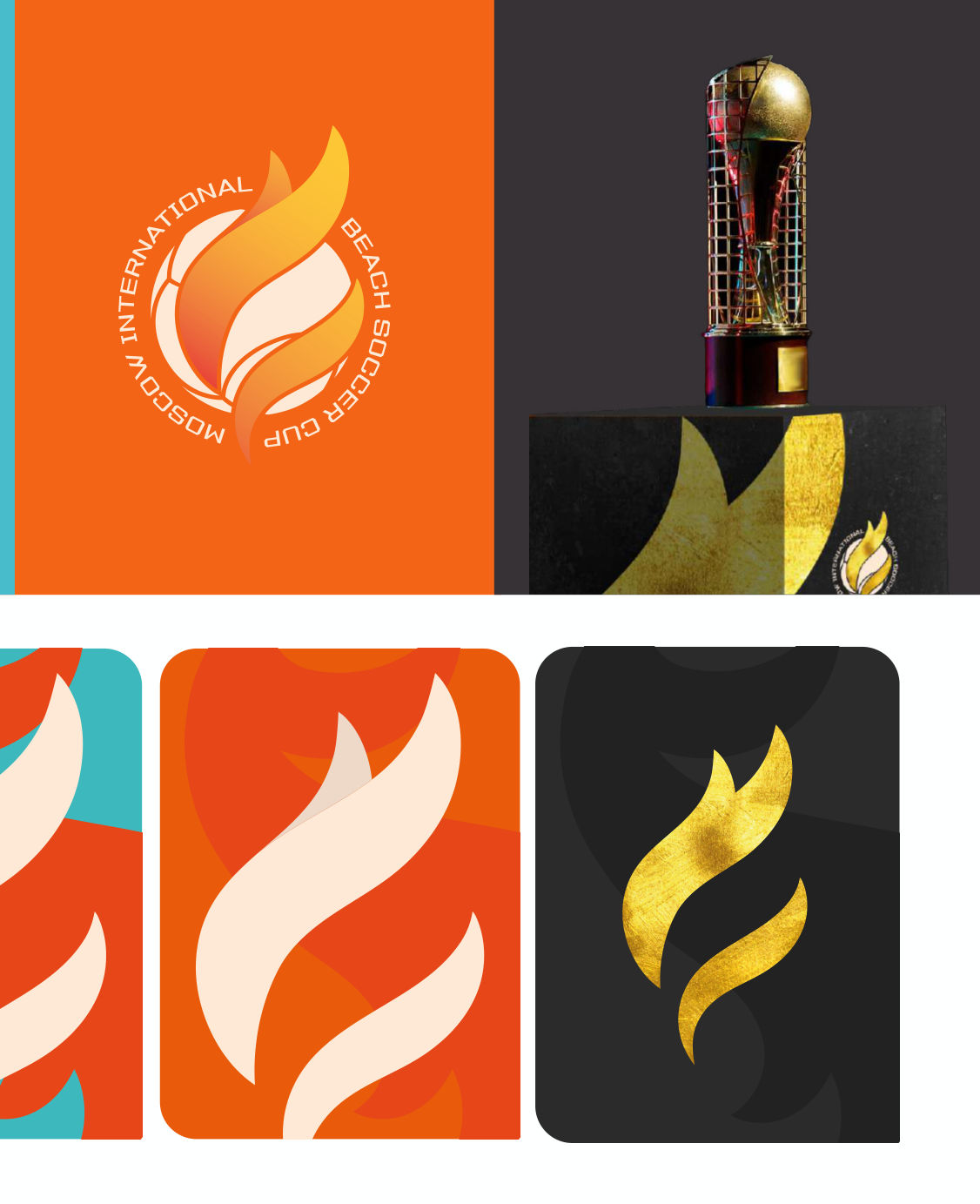 Moscow International Beach Soccer Cup identity, image 3